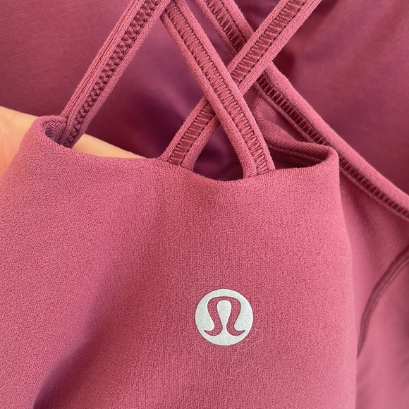 Mauve/pink lulu lemon workout top - Picture 3 of 4